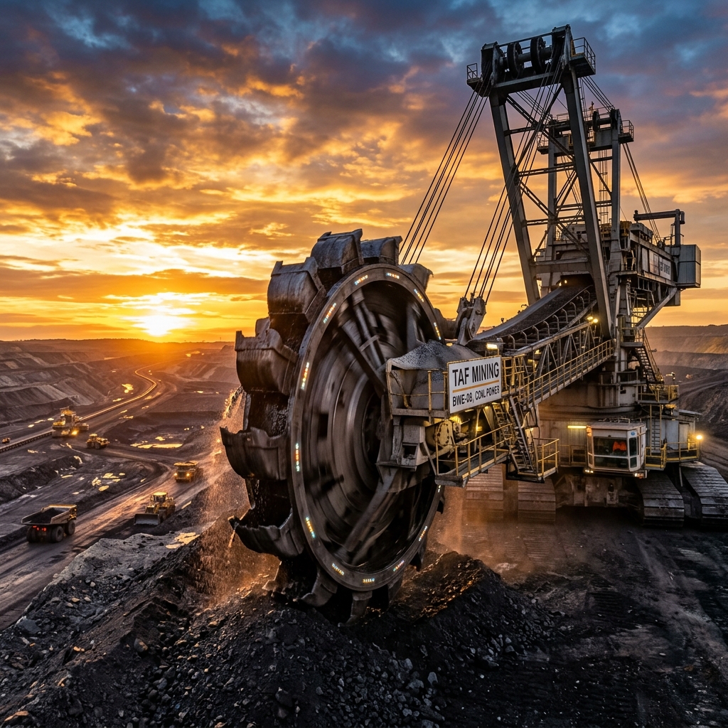 Heavy Mining Excavator Operations