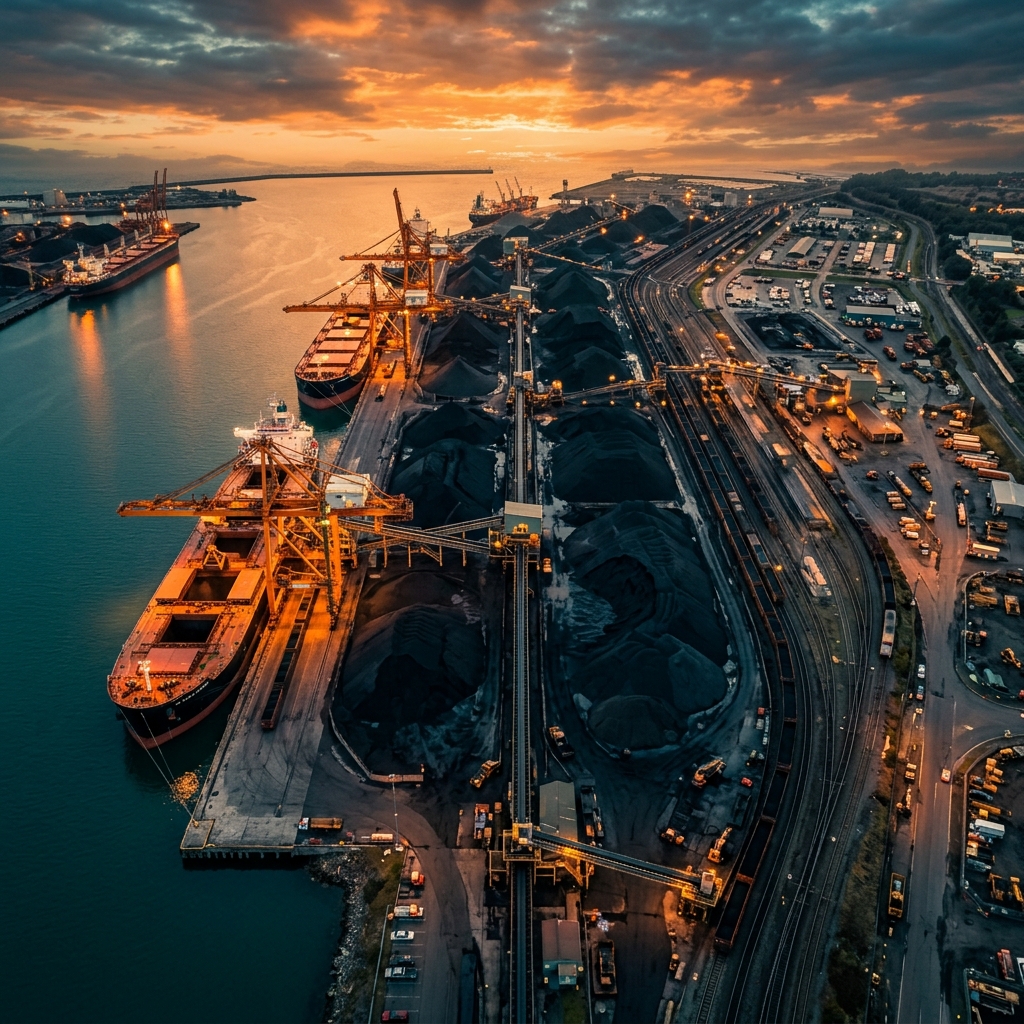 Coal Port Shipping Cargo Terminal